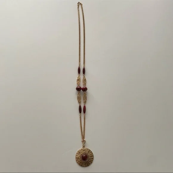 Sarah Cov Gold Necklace with Removable Pendant - Picture 1 of 7